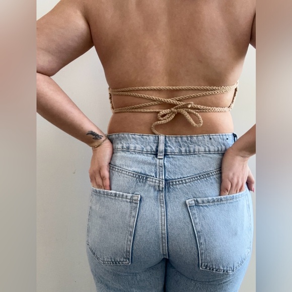 Hand crochet halter top - Picture 4 of 4